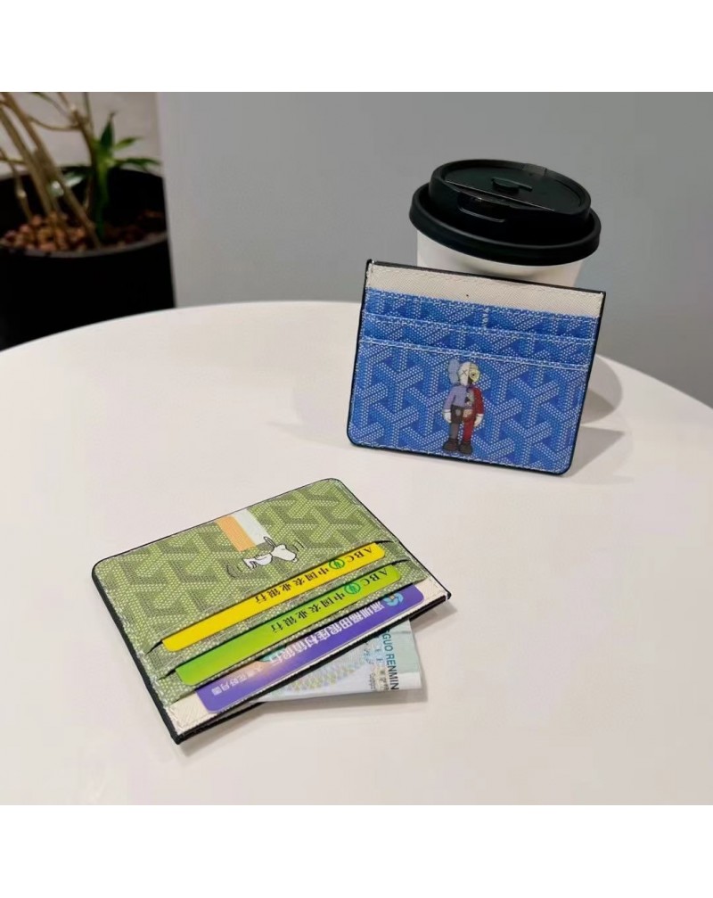 ゴヤール カウズスヌーピー付きカード収納ケース七枚カード入れオシャレ可愛いキャラクター
