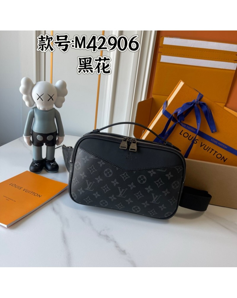 ルイヴィトン クロスボディバッグM42906メンズ向け爆人気ビジネス風斜め掛けバッグファッション感