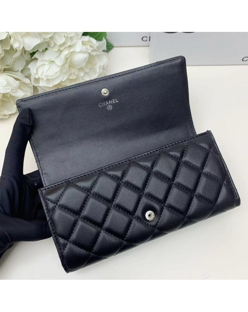 シャネル 長財布高品質シープスキン製女性用ウォレットオシャレ小香風