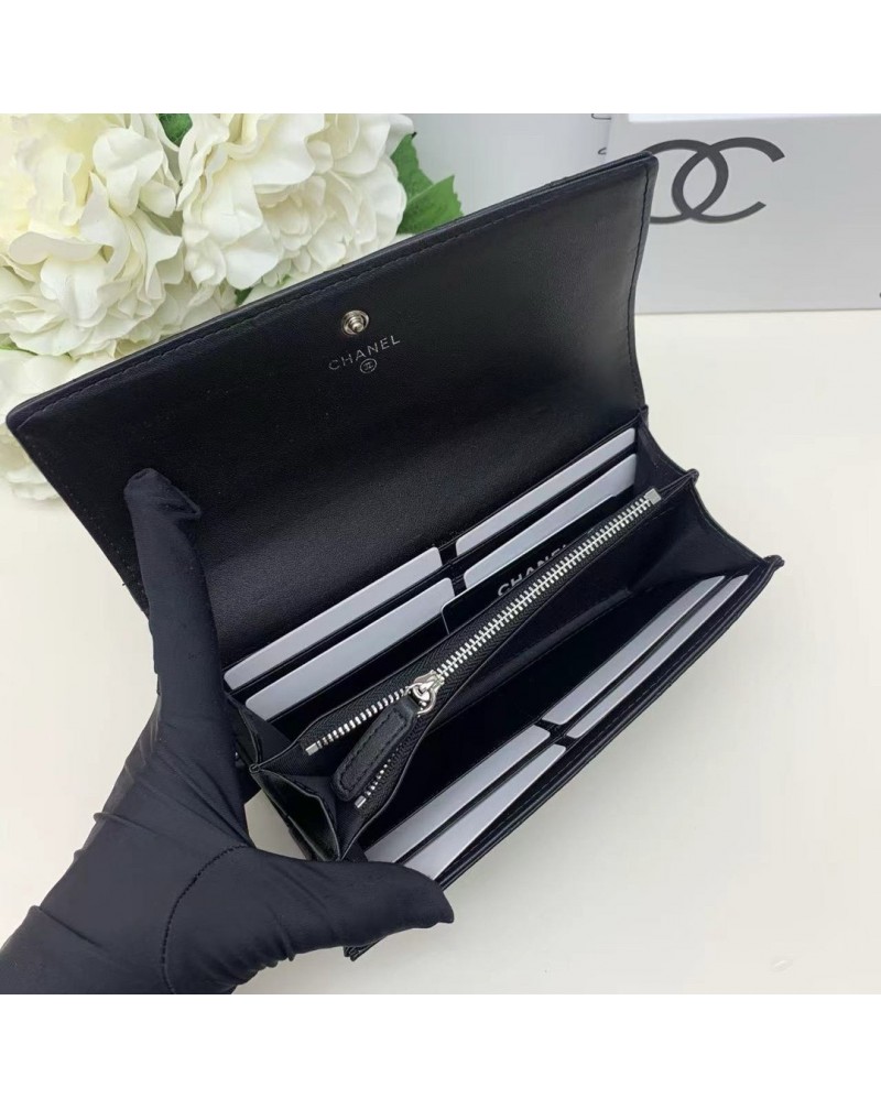 シャネル 長財布高品質シープスキン製女性用ウォレットオシャレ小香風
