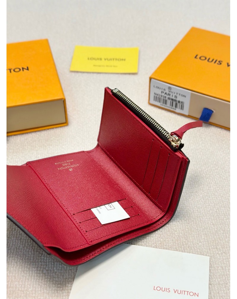 ルイヴィトン 財布三つ折り短財布 ブランドサイフオシャレダミエプリント