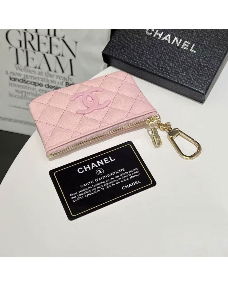 シャネル 小銭入れカードケース可愛いオシャレ小香風人気chanelカードや小物など収納ケース