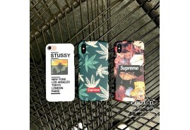 Supreme iphone 2018ケース アイフォン x/xs plusケースStussy 潮流ブランドiphone x/8カバー
