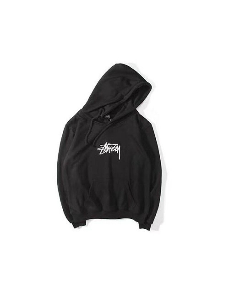 Stussy パーカー 刺繍logo  ステューシー フーディ カジュアル ファッションシンプル 芸能人着用