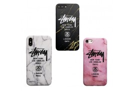 潮流ステューシーiphone xr/xs maxケース ブランド galaxy note9/s9ケース大理石紋