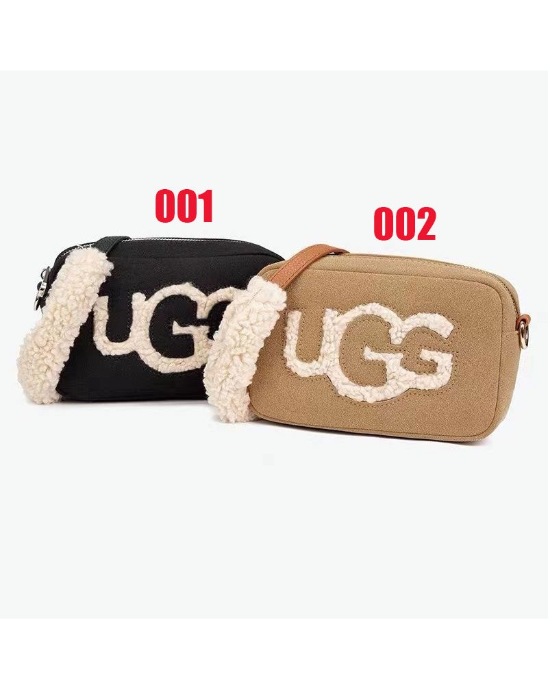 韓国風 UGG ショルダーバッグ モコモコ 手触りソフトサイズ 23x7x13cm