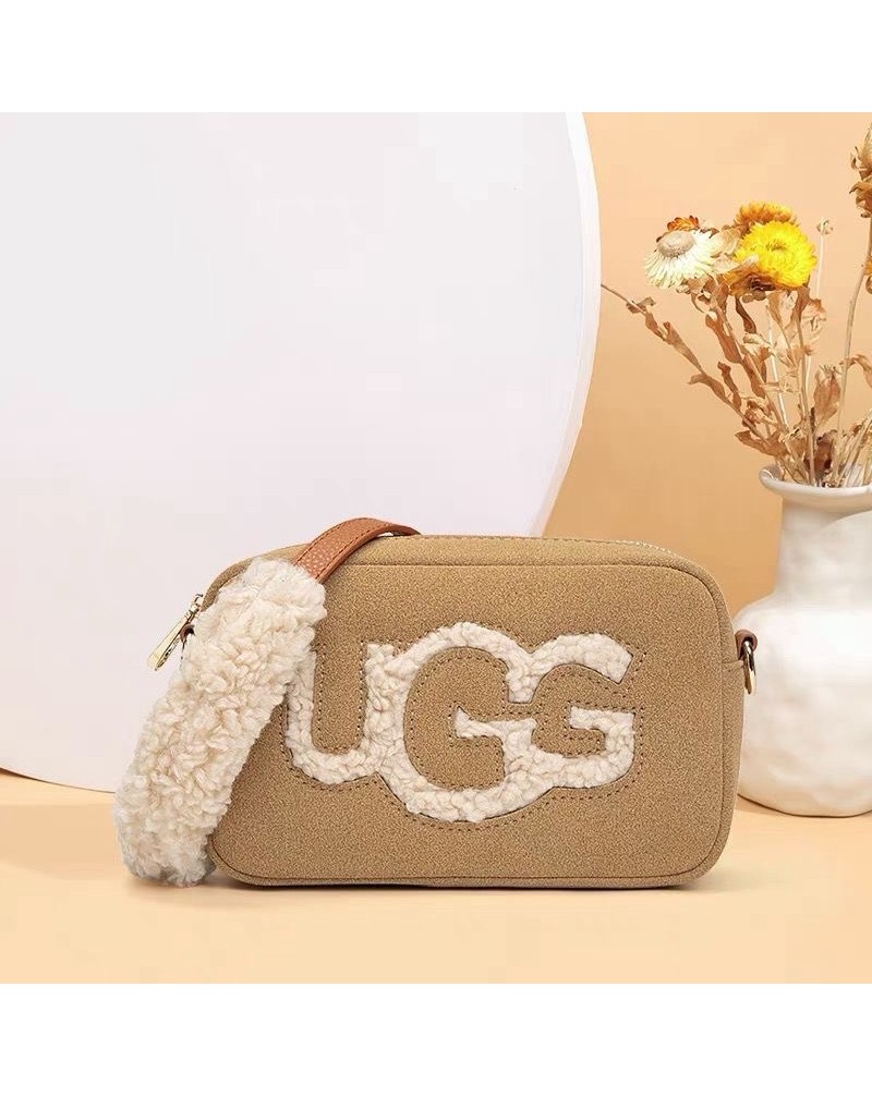 韓国風 UGG ショルダーバッグ モコモコ 手触りソフトサイズ 23x7x13cm