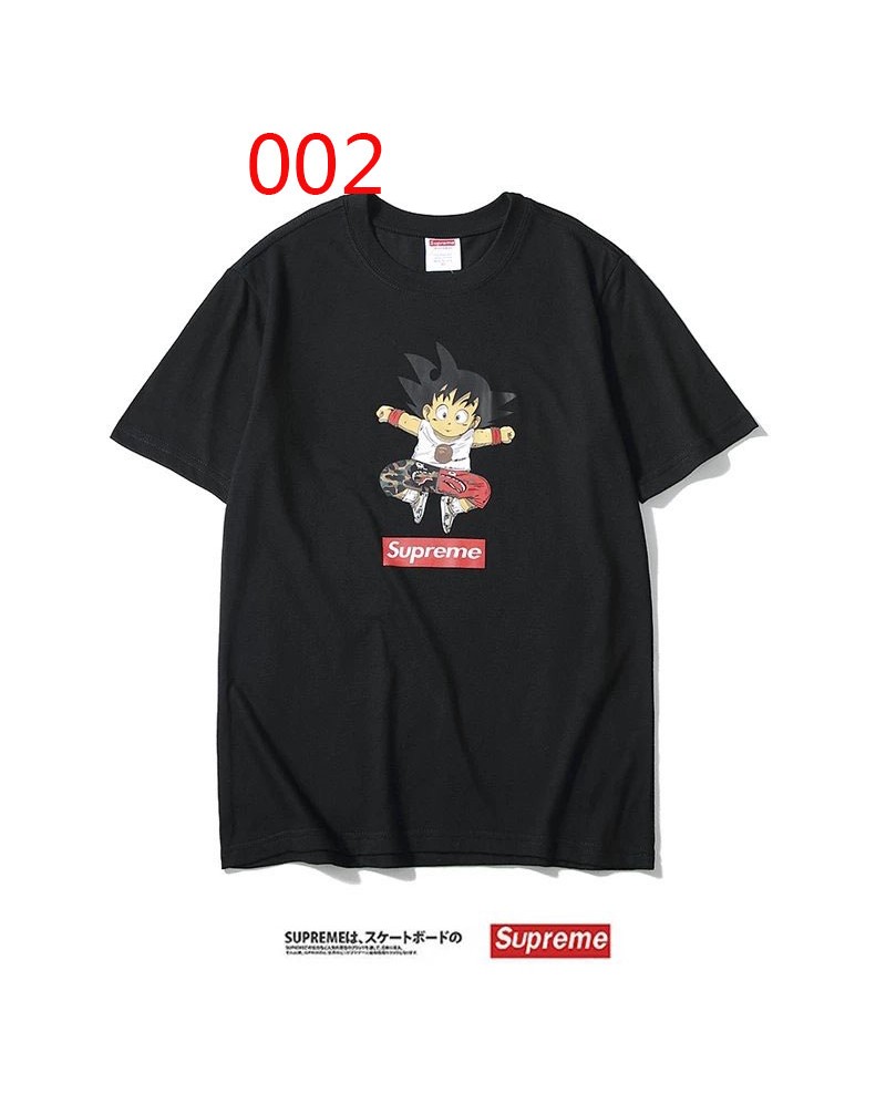 シュプリーム supreme Tシャツ 半袖 オシャレ可愛い ウコン付き ティシャツ コットン製 カジュアルファッション個性