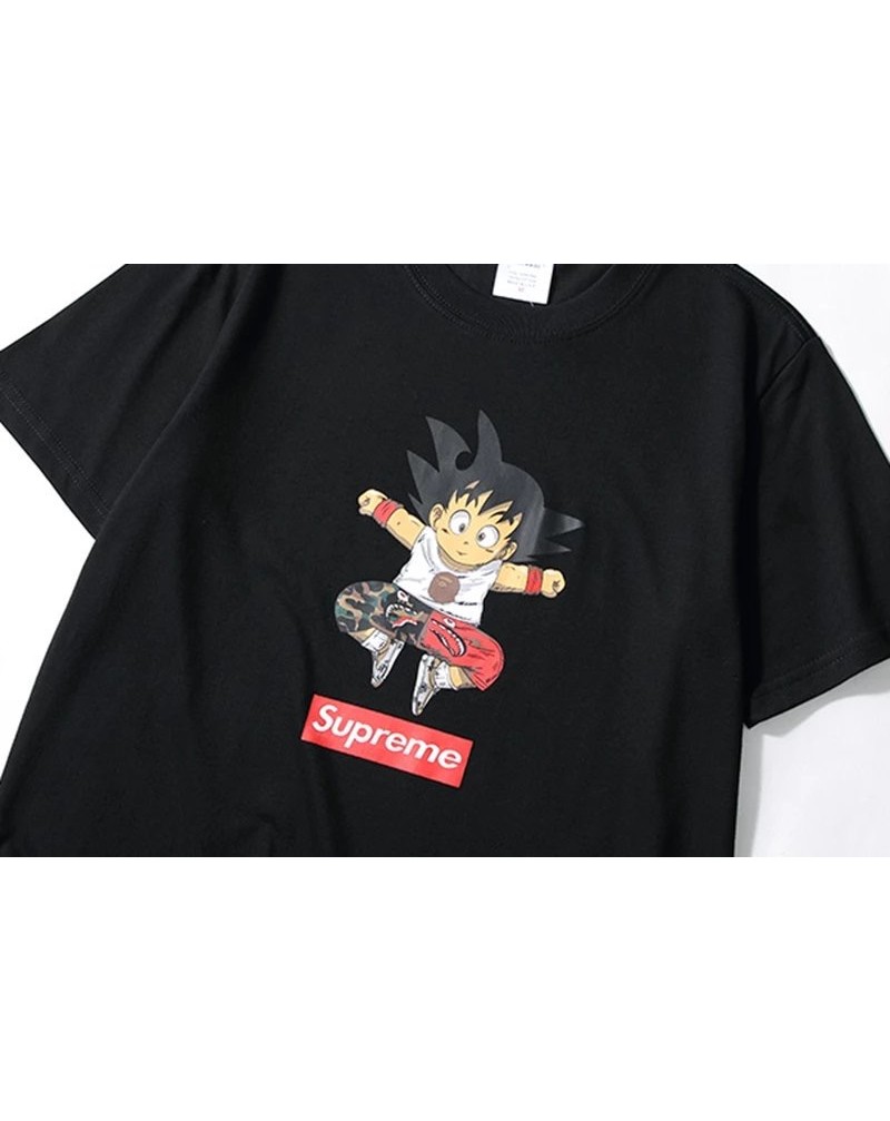 シュプリーム supreme Tシャツ 半袖 オシャレ可愛い ウコン付き ティシャツ コットン製 カジュアルファッション個性