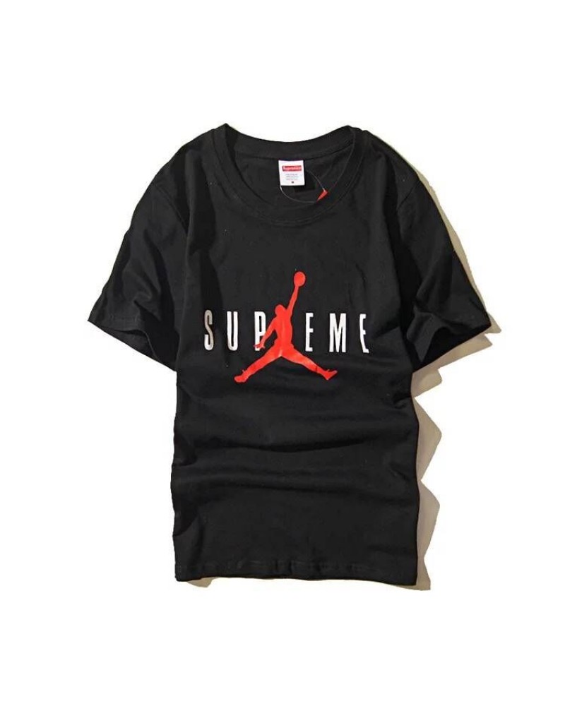 supreme x ジョーダンコラボ 半袖 tシャツ 潮流スポーツ シュプリーム x jordanコラボ ティシャツ コットン製 カジュアル 