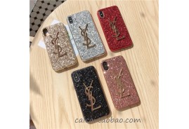 レディース向け iphone xr/xs maxケース イブサンローラン iphone xr/xsカバーキラキラオシャレ