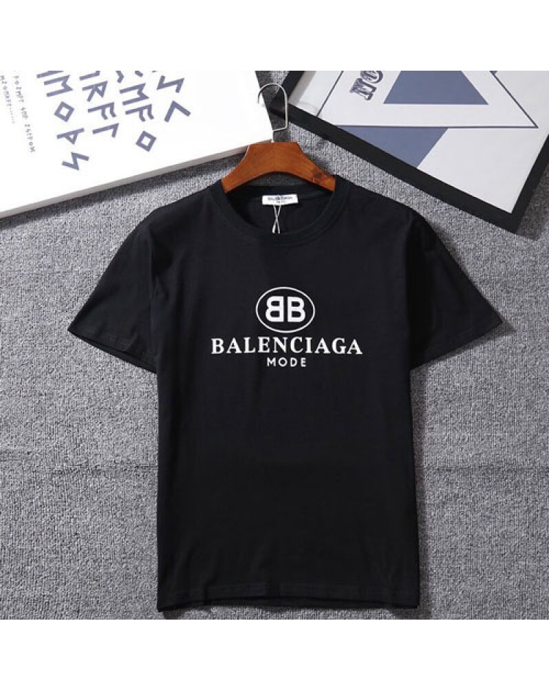 バレンシアガ tシャツ半袖 コピー ペア 韓国風 balenciagaティシャツ短袖カットソー トップス夏上着