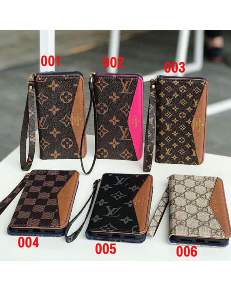 ルイヴィトン iphone16pro/15 pro max手帳型ケースグッチ iphone 14 pro/14 plus/13/13 pro maxケースアイフォン12/12 pro/xr/xs max/11/11pro Max//SE2/SE3ケースブランドビジネス風手帳型モノグラムストラップ付き ファッション大人気激安