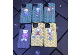 個性キャラクター ゴヤールiphone11 pro/11 pro maxケースブランドiphone11プロケースKAWSコラボ