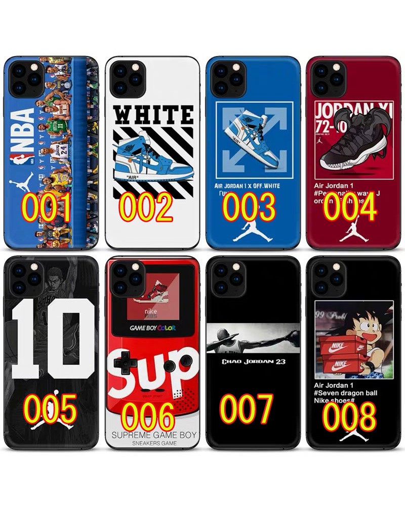 ジョーダン off-white iphone13/13 pro max/12/12 pro/12mini/11/11pro/11pro maxケース ナイキsupreme iphoneSE2/xr/xs maxケース ブランド個性 iphone x/8/7 plusケース 潮流大人気 プリント表面