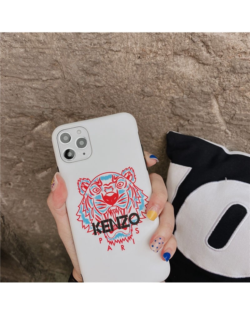 KENZO ケンゾー iphone 13/13 pro/12/12 pro/12 mini/11/11 pro max/SE2ケース ブランド iphone xr/xs maxケースタイガー頭付き iphone x/10/10sケースジャケット型 アイフォン 8/7/6s plusケースカッコイイファッション人気激安