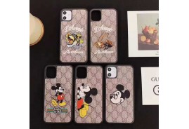 人気グッチ iphone11/11 pro maxケースブランド iphone11プロケース動物刺繍付き