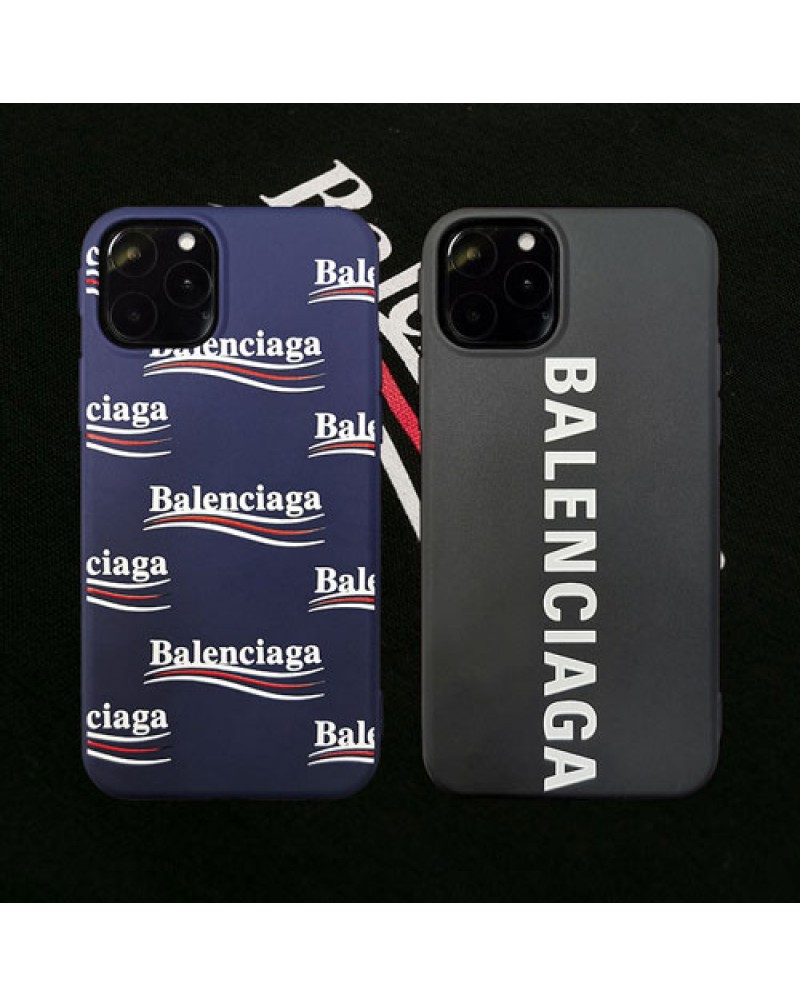 バレンシアガ BALENCIAGA iphone13/13 pro max/12/12 pro/12mini/11/11pro maxケース 潮流経典ブランドiphone xr/xs maxケースジャケット型韓国風アイフォン x/8/7 plusケース男女兼用