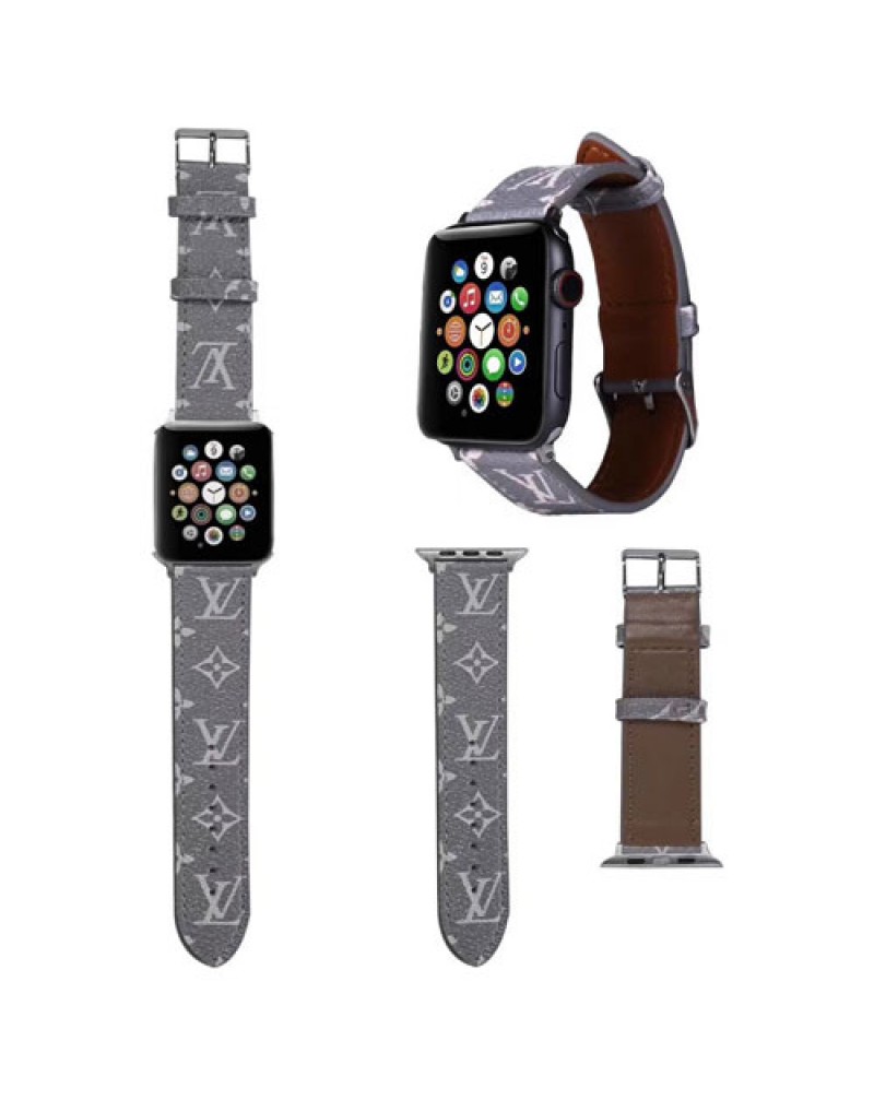 ルイヴィトン apple watch9 ultra2バンドハイブランドapple watch 8 SE2 7 6 SE 5 4 3 2バンド宛時計ベルト用交換高級お洒落混色アップルウォッチバンド男女向け人気