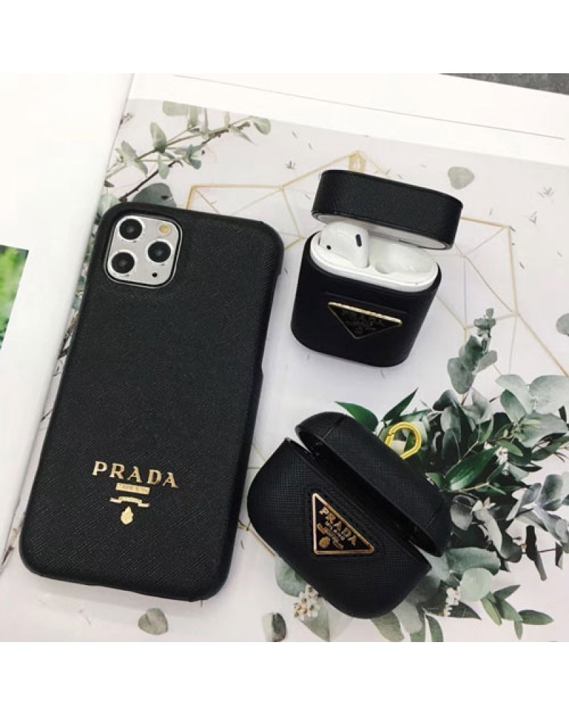 PRADA iphone13/13 pro max/12/12 mini/12 pro/11/11 pro maxケースプラダブランドAirpods pro/3世代ケースiphone SE2/XR/XS Maxケースジャケットアイフォンx/8/7 plusケースお洒落Airpods 3/2/1世代ケース携帯便利耐衝撃保護性