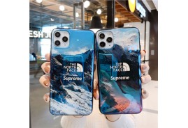 シュプリームxノースフェイスiphone12/11 pro maxケースコーチ Galaxy s20+/note20+ケースブランド Airpods proケース個性人気