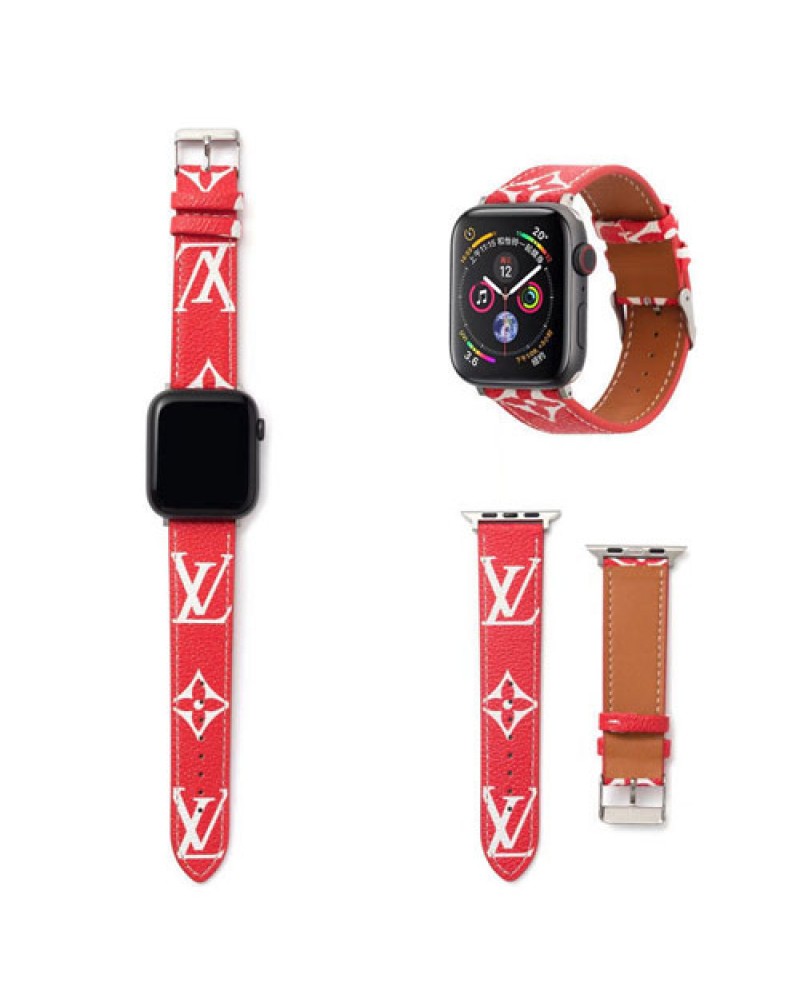 ルイヴィトン グッチアップルウォッチバンド ブランドapple watch 9 8 7バンド iwatchSE2 Ultraバンドレザー製宛時計ベルトバンド 用交換 apple watch 6/se/5/4/3/2/1代適用高級人気男女兼用