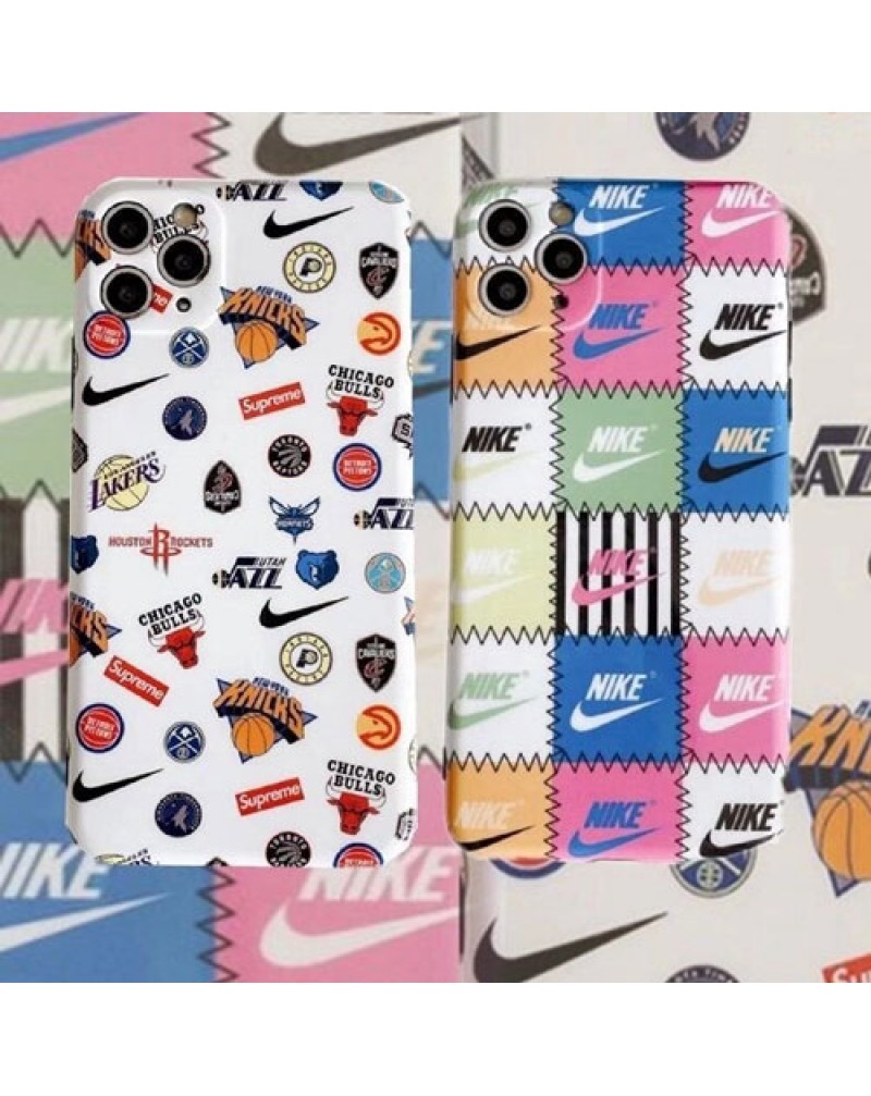 シュプリーム x NIKE iphone12/12 mini/12 pro maxケース個性NBAスポーツ風ナイキ iphone11/11 pro max/SE2ケース iphone xr/xs  maxケース 男女兼用 iphone x/8/7 プラスケース潮流人気