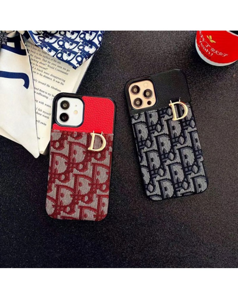 ディオール dior iphone13/13 pro max/12/12 pro max/12 miniケースブランド iphone11/11 pro maxケースカード入れ アイフォンSE2/xr/xs maxケース女性人気 iphone x/8/7 plusケースファッションオシャレ