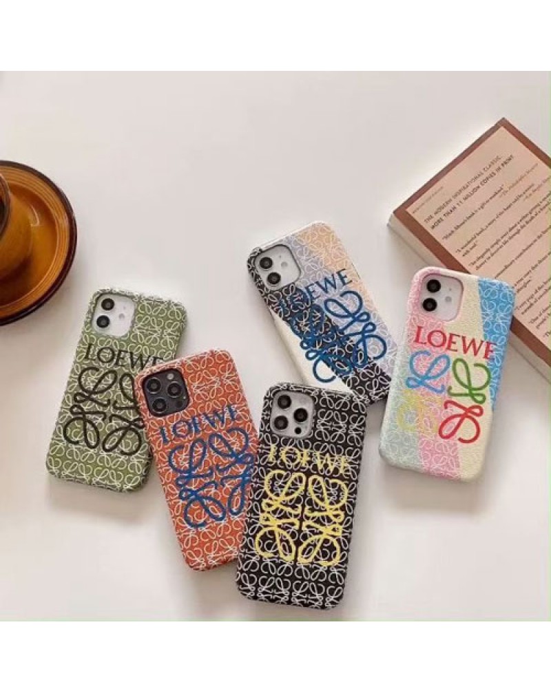 LOEWE iPhone15 pro/15plus/14 pro maxケースロエベ iphone13/13 pro max/12 pro max保護ケースブランド iphone11 pro/11 Pro maxケース オシャレ人気iphone xr/xs maxカバーファッション個性ジャケット型カバー