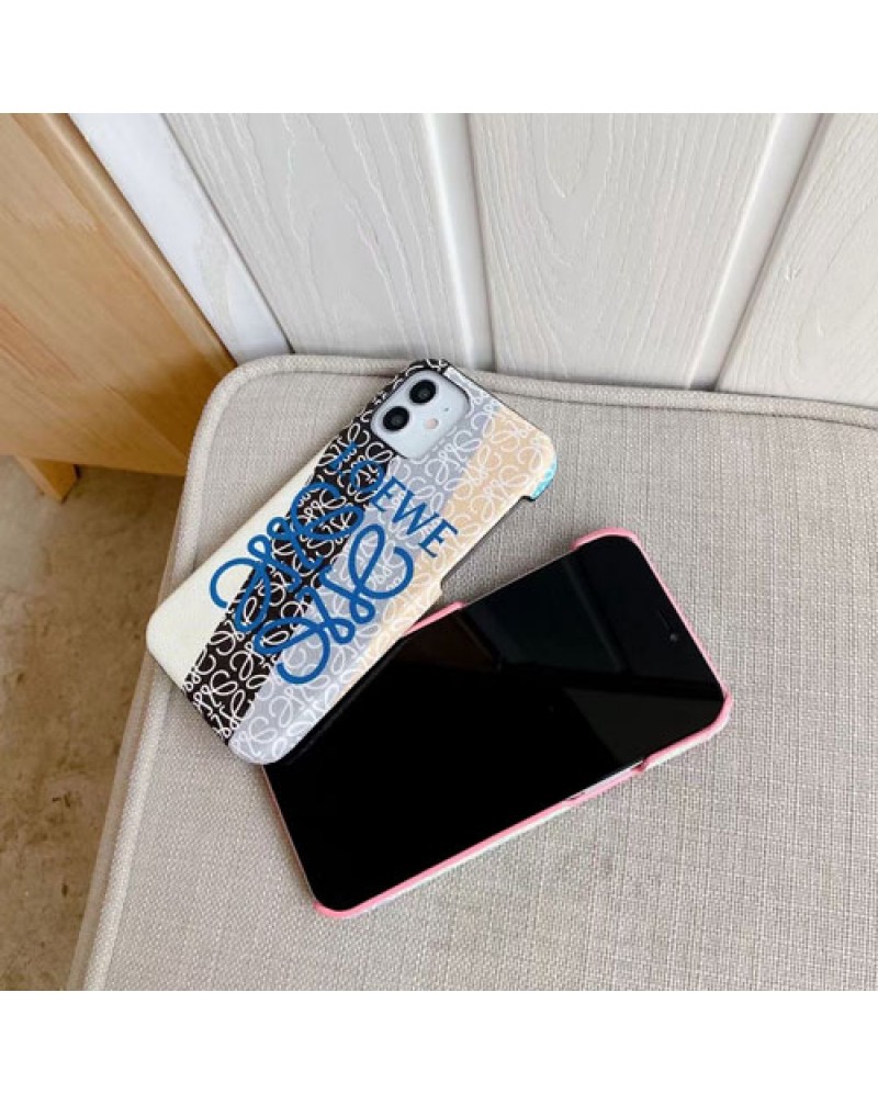 LOEWE iPhone15 pro/15plus/14 pro maxケースロエベ iphone13/13 pro max/12 pro max保護ケースブランド iphone11 pro/11 Pro maxケース オシャレ人気iphone xr/xs maxカバーファッション個性ジャケット型カバー