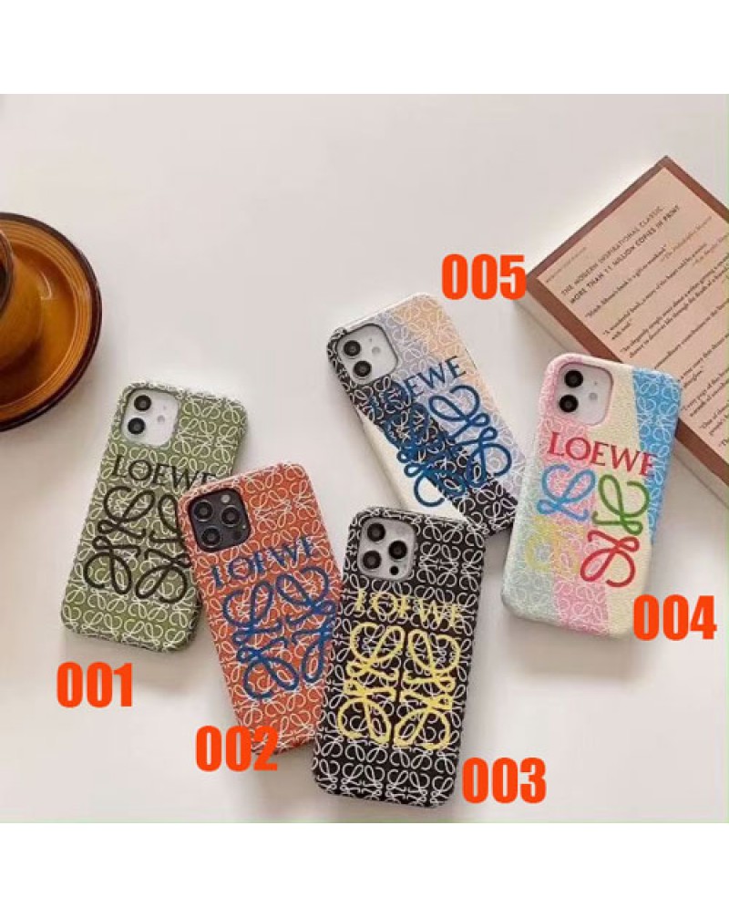 LOEWE iPhone15 pro/15plus/14 pro maxケースロエベ iphone13/13 pro max/12 pro max保護ケースブランド iphone11 pro/11 Pro maxケース オシャレ人気iphone xr/xs maxカバーファッション個性ジャケット型カバー