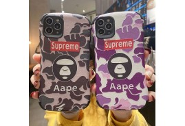 シュプリームAape iphone12 mini/12 pro maxケース シャネル galaxy s21/s20 plusケースブランド airpods proケース潮流人気