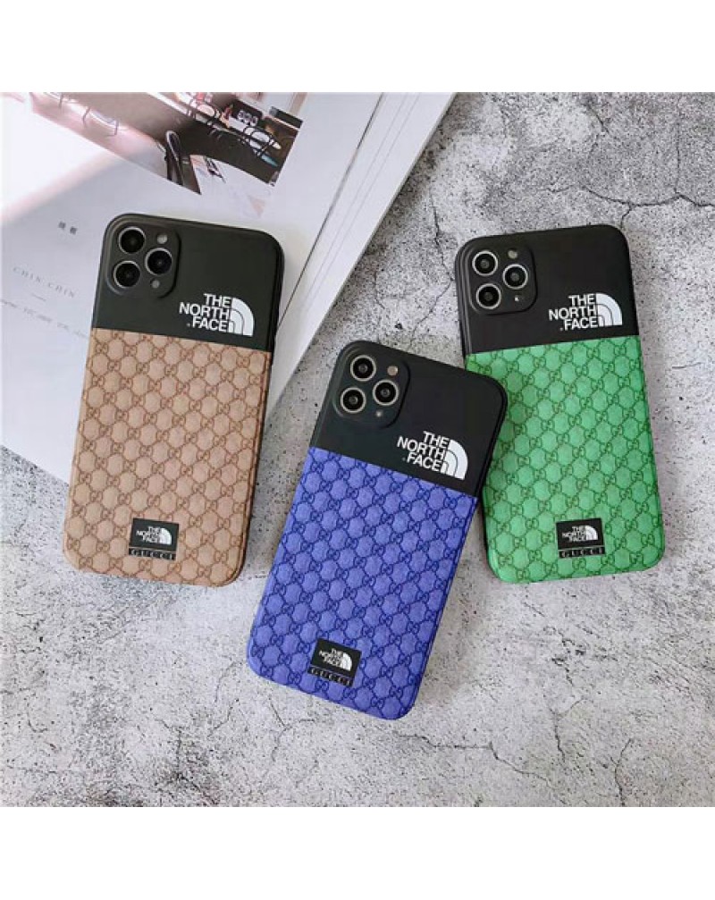 グッチ north face iphone12 pro/12 mini/12 pro maxケースブランド iphone11/11 pro maxケースおしゃれ個性アイフォンSE2/Xr/xs maxケース芸能人愛用 iphone x/8/7 plusカバー激安人気ジャケット