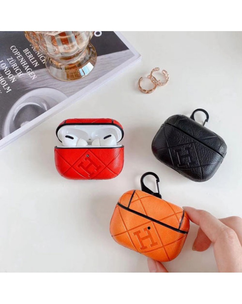 エルメス Airpods pro/pro2ケースブランド hermes Airpods 3/2/1世代ケース 無線イヤホンケース 携帯便利 紛失防止 エアーポッズプロケース 耐衝撃 男女兼用 人気