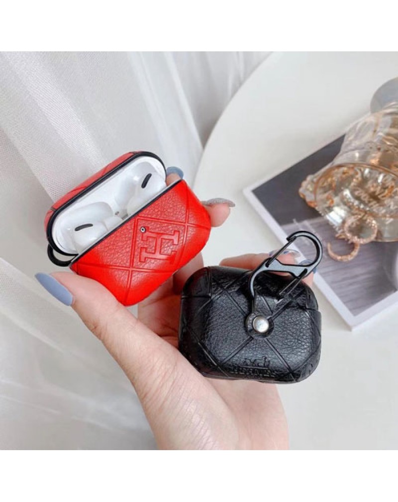 エルメス Airpods pro/pro2ケースブランド hermes Airpods 3/2/1世代ケース 無線イヤホンケース 携帯便利 紛失防止 エアーポッズプロケース 耐衝撃 男女兼用 人気