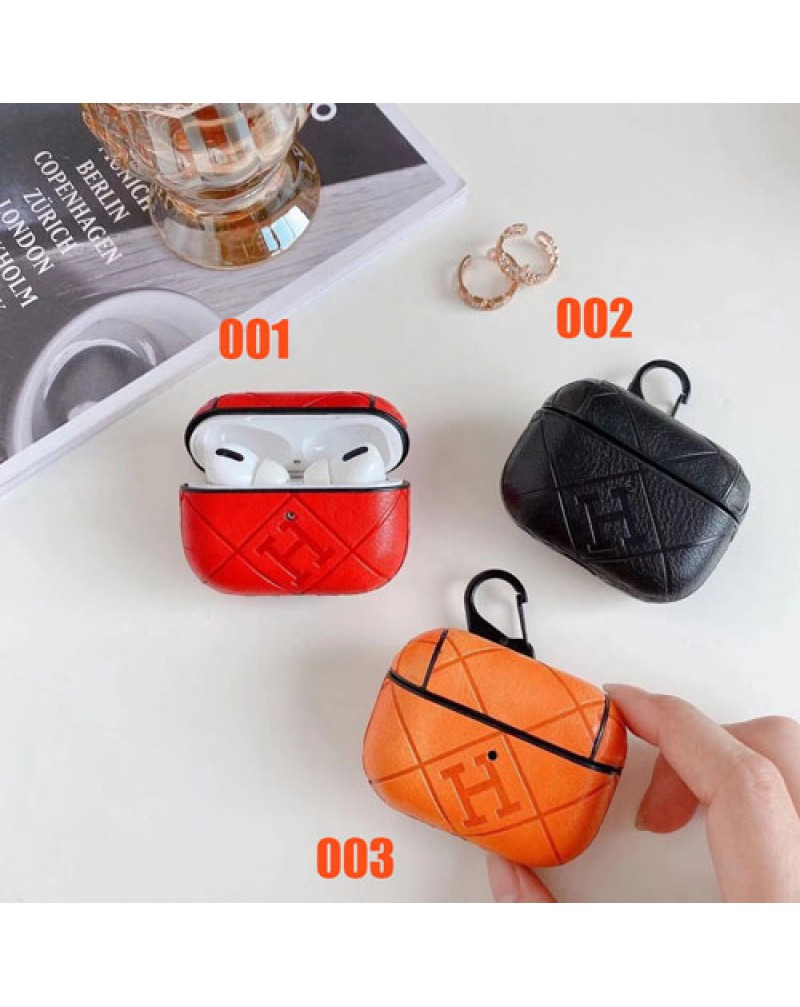 エルメス Airpods pro/pro2ケースブランド hermes Airpods 3/2/1世代ケース 無線イヤホンケース 携帯便利 紛失防止 エアーポッズプロケース 耐衝撃 男女兼用 人気