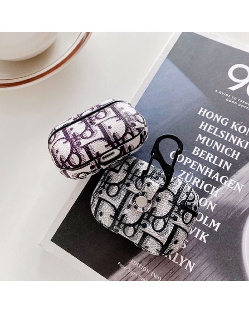 ディオール Airpods 4ケース AirPods pro2/pro/3世代ケース Dior Airpods 2/1世代ケース 携帯便利 ブランドエアーポッズプロケース無線イヤホンケース 紛失防止 落下防止