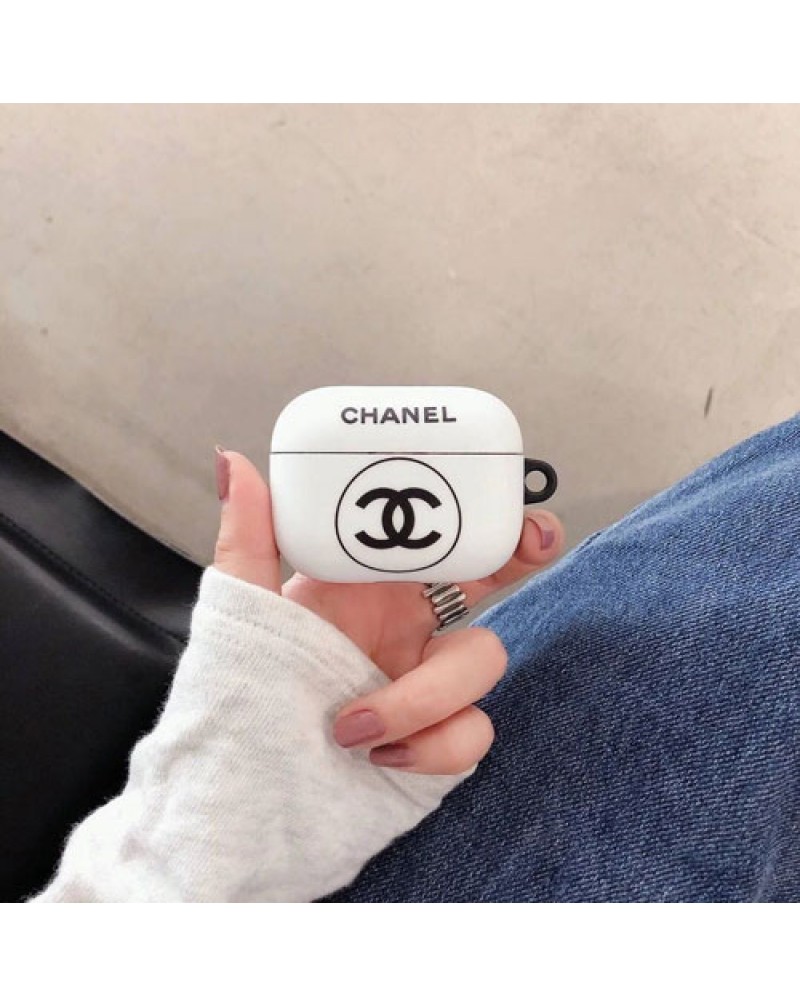 シャネル Airpods proケースブランド Airpods 3/2/1世代ケースChanel エアーポッズプロケースお洒落小香風イヤホンケースシリコン製耐衝撃 携帯便利 紛失防止 全面保護性 