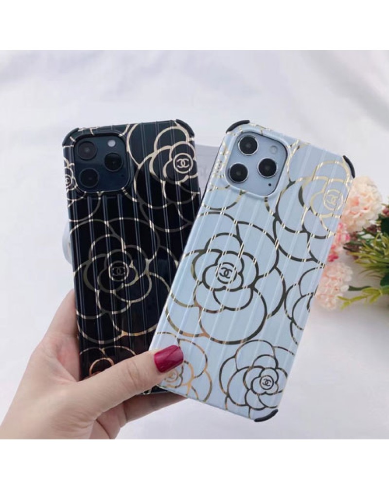シャネル iphone13 pro/12 mini/12 pro maxケースブランド iphone11/11 pro maxケースお洒落カメリア付き iphoneSE2/xr/xs maxケース人気chanel Airpods proケースブランドAirpods 3/2/1世代ケース保護性紛失防止