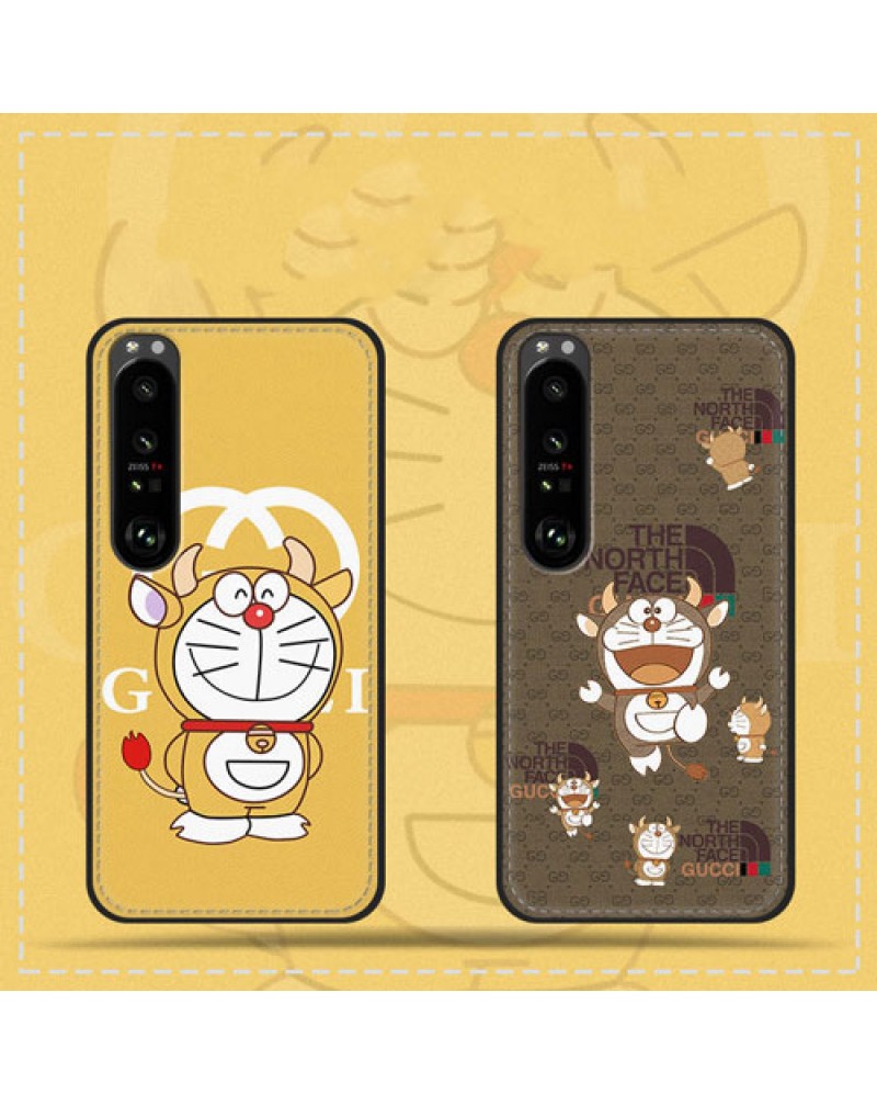 グッチ ドラえもん xperia1 IV/10 IV/10 iii/1iii/5iiケース可愛いdoraemon iphone14/13 Pro/12/12 pro max/12 mini/13 proケースブランド iphone11/11 proマックスケース iphone SE2/xr/xs maxケース人気お洒落galaxy s21/s20+/note20 ultraケースファッション