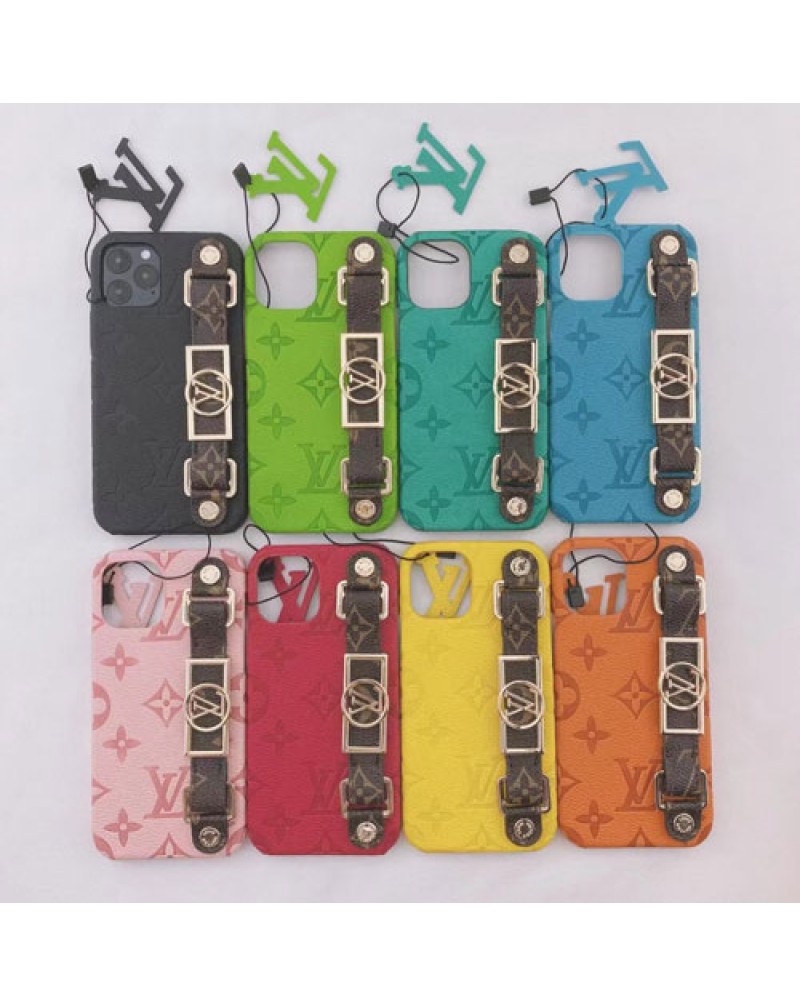 ルイヴィトン iphone13/13  pro max/12 mini/12/12 pro maxケースブランド vuitton iphone11/11 pro maxケースお洒落ハンドベルト付きアイフォンSE2/xr/xs maxケース人気ファッション iphone x/8/7 plusケース男女兼用