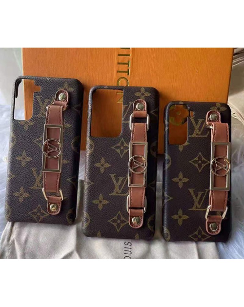 ルイヴィトン galaxy s24 ultra/s23/23 ultra/s22 ultraケースギャラクシーs21/s21+/s21 ultraケースハンドベルト付きvuitton 人気iphone15 pro max/14 proケースヴィトン保護性高級ファッション