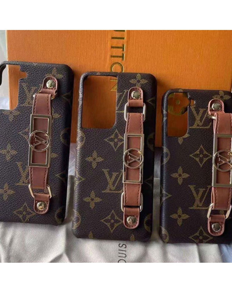 ルイヴィトン galaxy s24 ultra/s23/23 ultra/s22 ultraケースギャラクシーs21/s21+/s21 ultraケースハンドベルト付きvuitton 人気iphone15 pro max/14 proケースヴィトン保護性高級ファッション