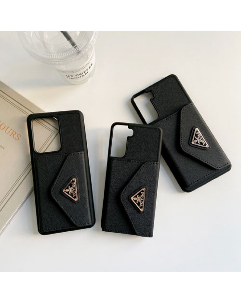 プラダ galaxy S25/s24/s23 ultraケース Galaxy s22+/s22 ultra/s21/s21+/s21 ultra 5Gケースカード入れprada Galaxy note20  ultraケースブランドギャラクシーs20/s20 plus/s20 ultraジャケットケースお洒落人気高級