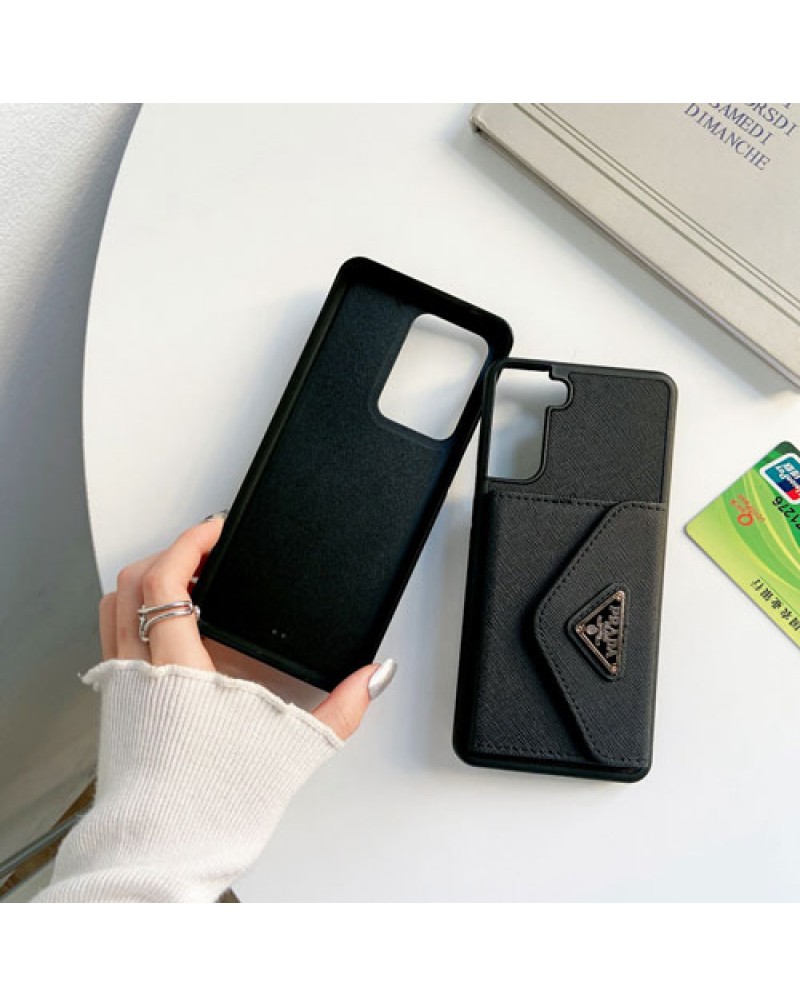 プラダ galaxy S25/s24/s23 ultraケース Galaxy s22+/s22 ultra/s21/s21+/s21 ultra 5Gケースカード入れprada Galaxy note20  ultraケースブランドギャラクシーs20/s20 plus/s20 ultraジャケットケースお洒落人気高級