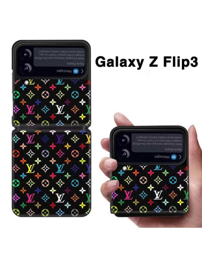 グッチ ルイヴィトン Galaxy Z flip5/Z flip3/Z flip4ケース galaxy z flipケースブランドギャラクシーZ flip3ケース折畳みお洒落人気ファッション保護性ジャケット男女向け