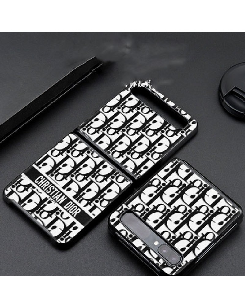 ディオール Galaxy Z flip6/Z fold6/Z flip5/Z fold5ケースdior Galaxy z flip4/z flip3ケースブランド galaxy z flipケースおしゃれ経典ギャラクシーz fold3ケース男女兼用人気保護性折畳みケータイケース