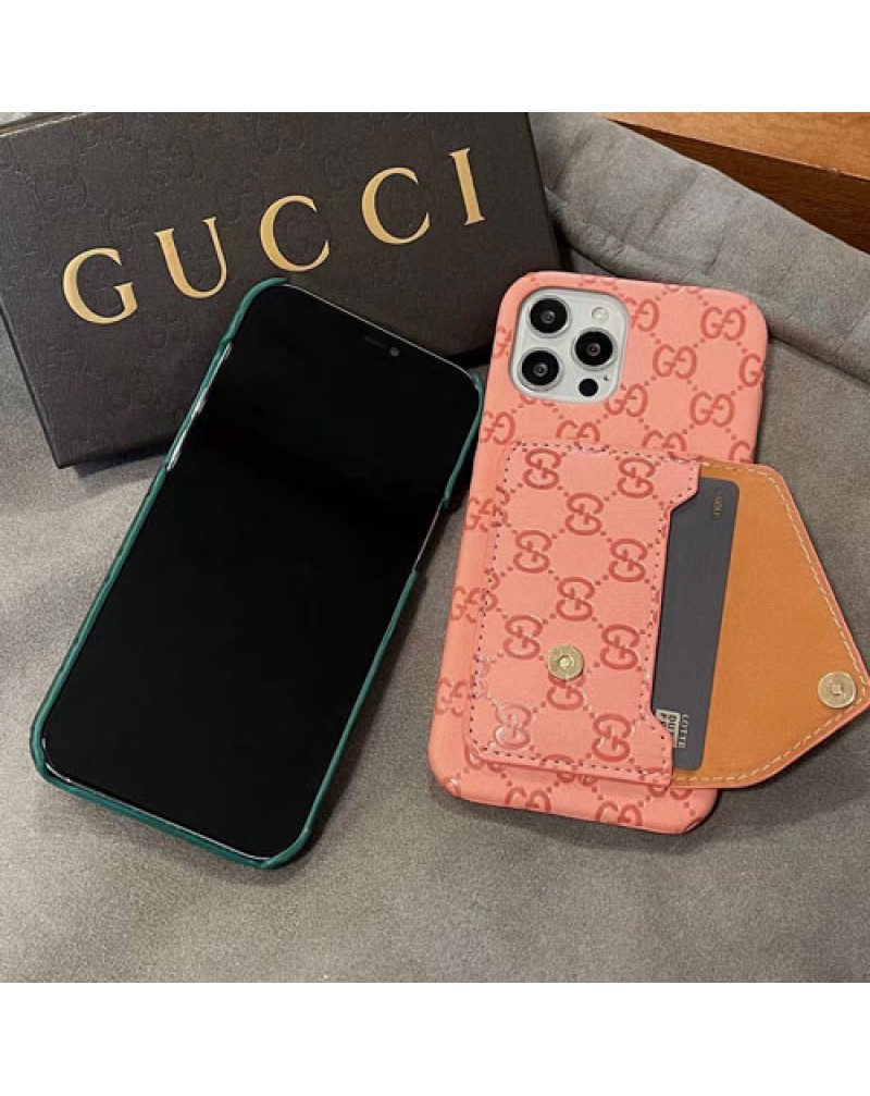 グッチ iphone15 pro/14 pro max/14 plus/13/13 pro max/12/12 pro/12 pro maxケースブランドカード入れ iphone11/11 pro maxケースお洒落高級レザーアイフォンxr/xs maxケースiphoneSE2/Xr/xs maxケースファッション人気