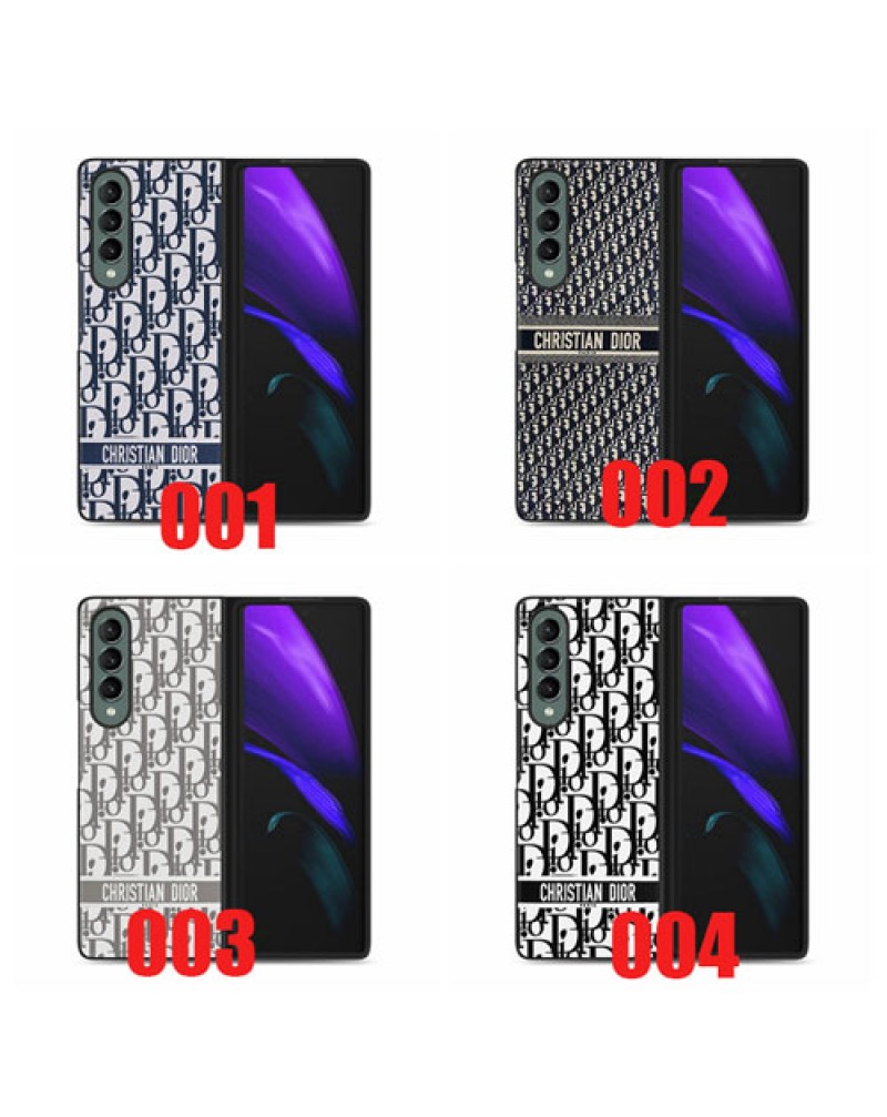 ディオール  Galaxy  Z fold6/Z fold5/Z fold4/ z fold3 5Gケースブランド galaxy z fold2ケースdiorお洒落人気ギャラクシーz fold3 5Gケース折畳みスマホケース保護性男女むけファッション経典