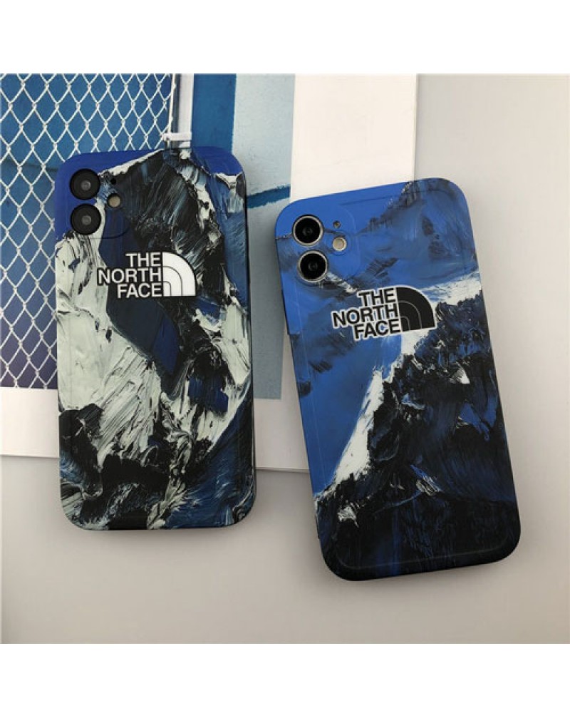 the north face iphone13/13 pro maxケースザノースフェイス iphone12/12 pro/12 mini/12 pro maxケースブランド iphone11/11 pro maxケースお洒落雪山プリントアイフォン SE2/xr/xs max/x/8/7 plusカバー個性人気